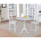 International Concepts Round 42, Rd Pedestal Gathering Height Table, 2 Counter Height Stools, White, 42 in W, 42 in L K08-42DPT-S6172-2 - alternate 5